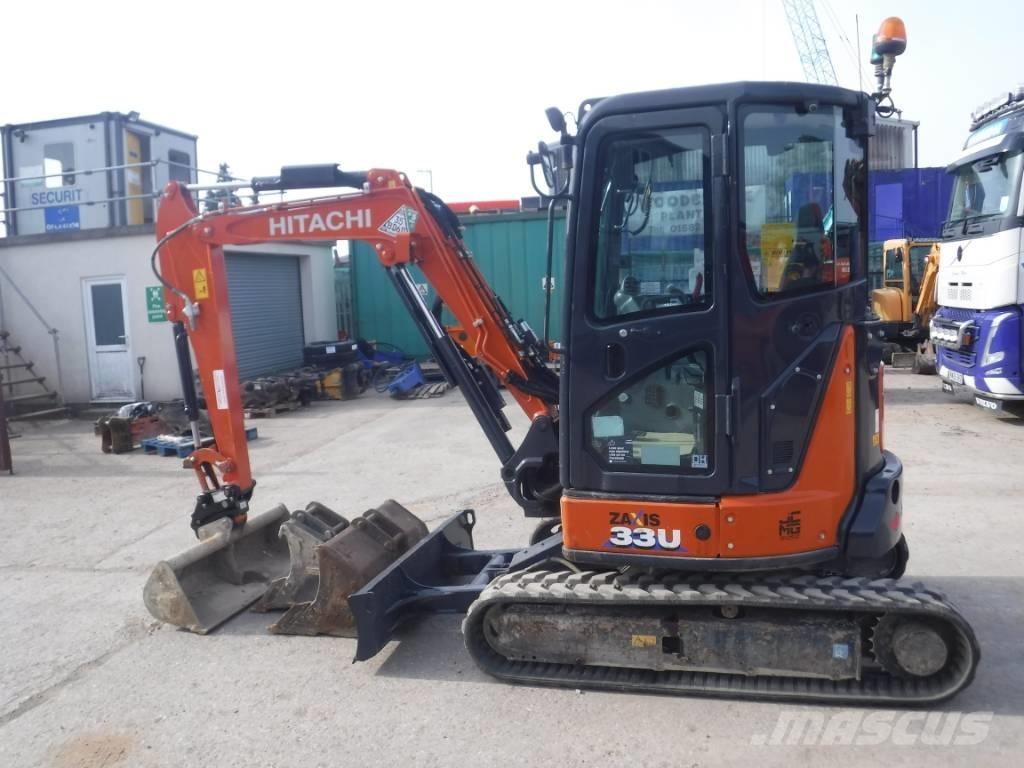 Hitachi ZX 33 U-6 Mini bagri <7t