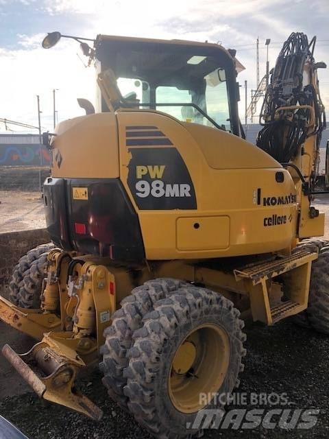 Komatsu PW 98 MR Bagri na kolesih