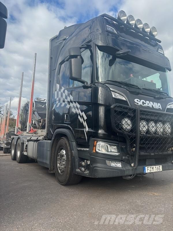 Scania R650B6X4NB Tovornjaki za hlode