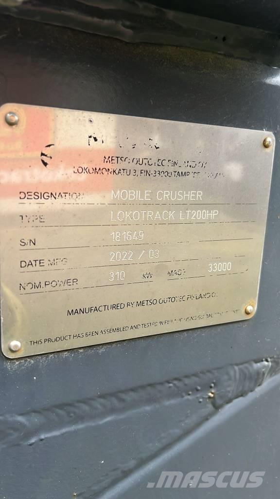 Metso LT 200 HP Mobilni drobilniki