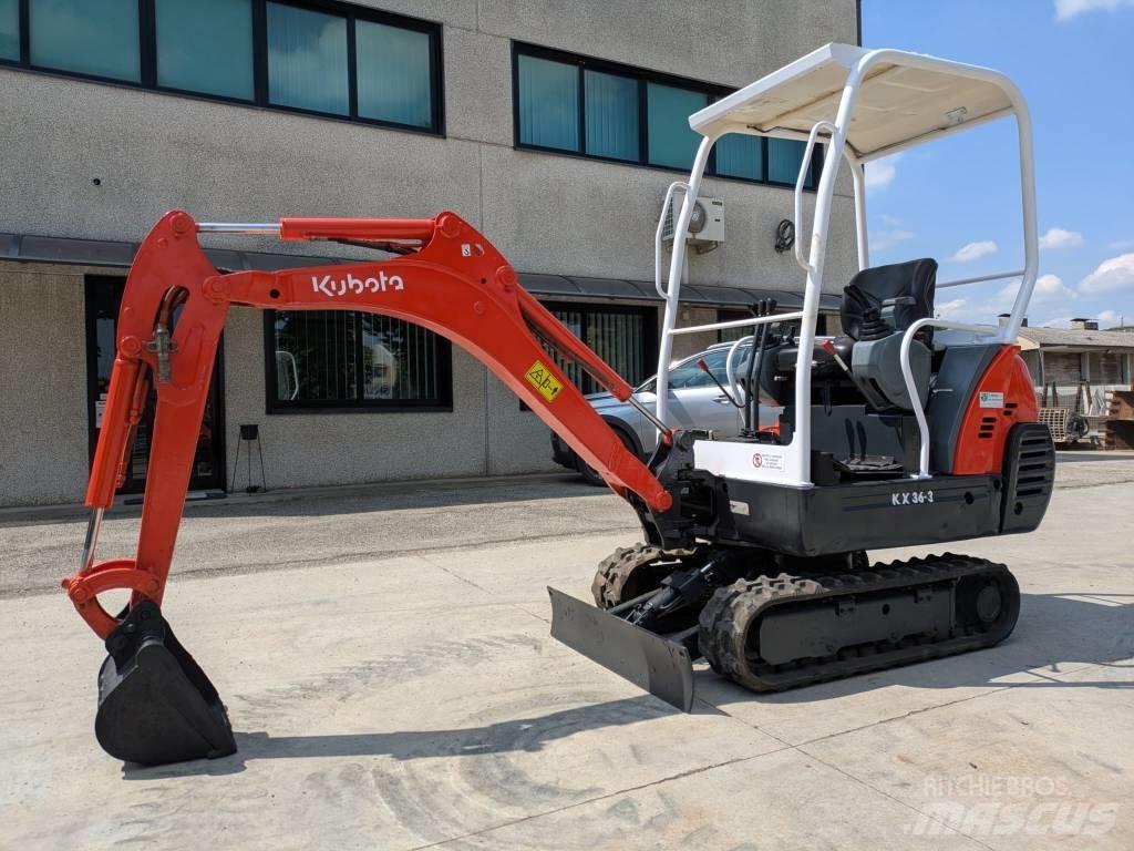Kubota KX 36-3 Mini bagri <7t