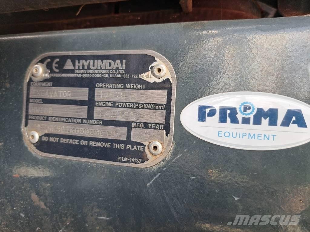 Hyundai HW 160 Bagri na kolesih