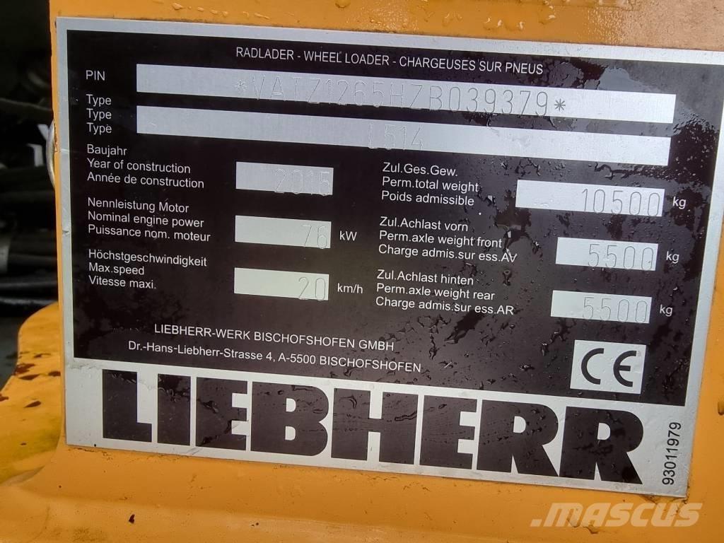 Liebherr L 514 Kolesni nakladalci