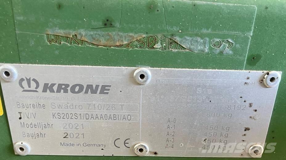 Krone 710/26T Zgrabljalniki