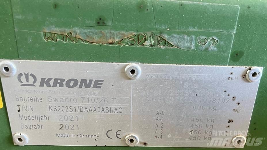 Krone 710/26T Zgrabljalniki