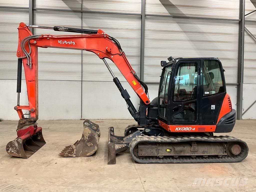 Kubota KX 080-4 Midi bagri 7t – 12t