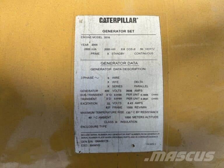 CAT SR4 - 827 frame Drugi agregati