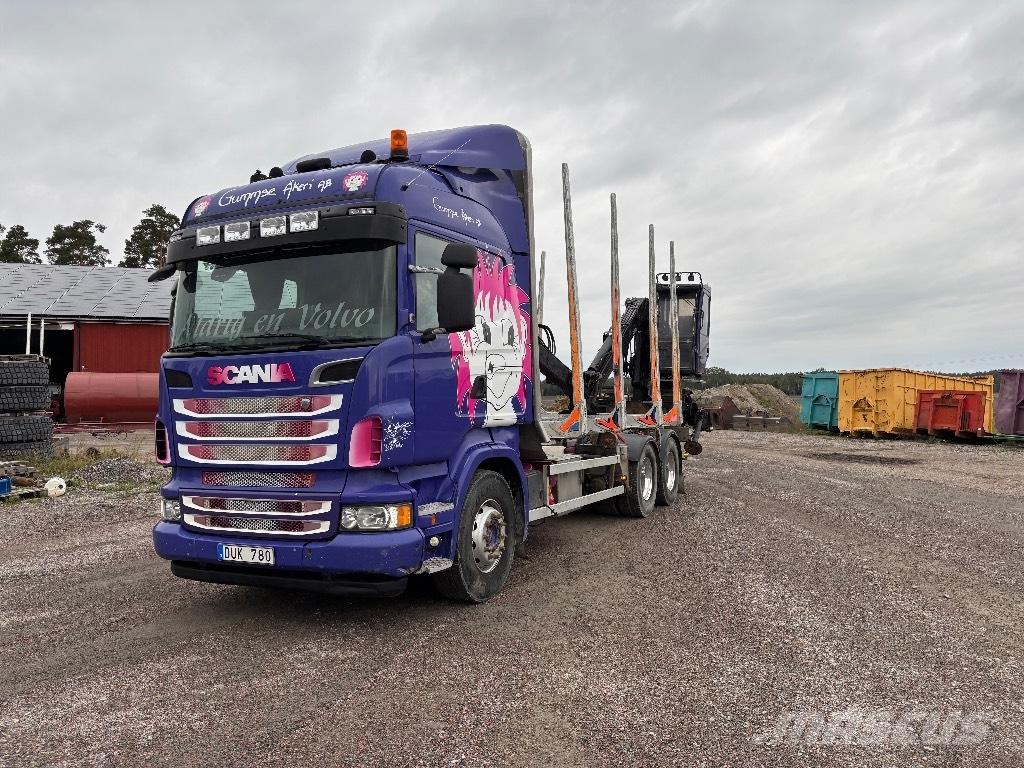 Scania 560. 6x4 Tovornjaki za hlode