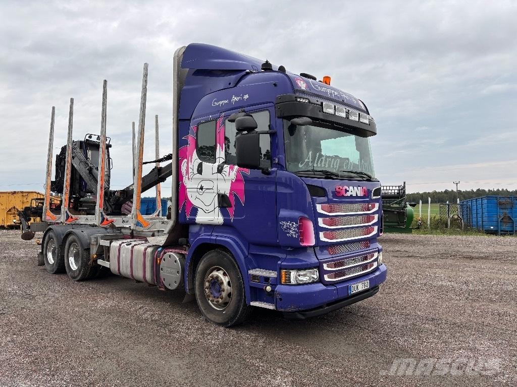 Scania 560. 6x4 Tovornjaki za hlode