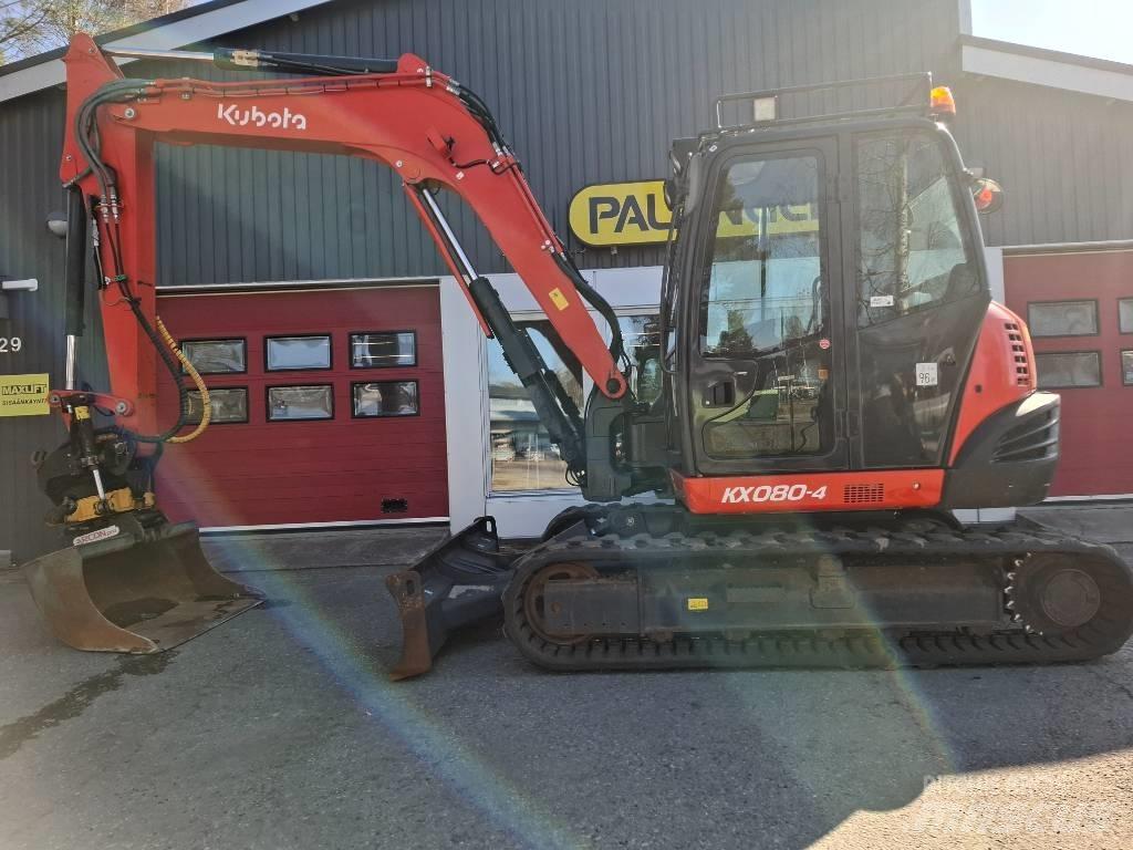 Kubota KX 080-4 Midi bagri 7t – 12t