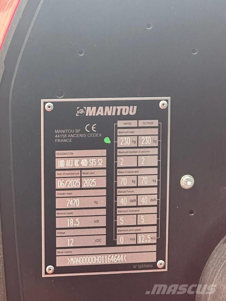 Manitou 180 ATJ Zglobne dvižne ploščadi