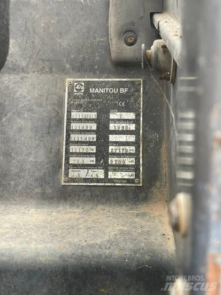 Manitou MT 1337 SL T Teleskopski viličarji