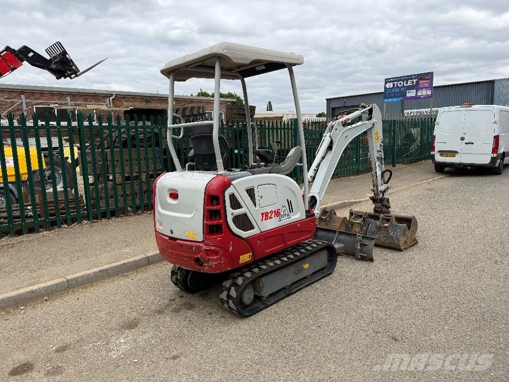 Takeuchi TB 216 Mini bagri <7t