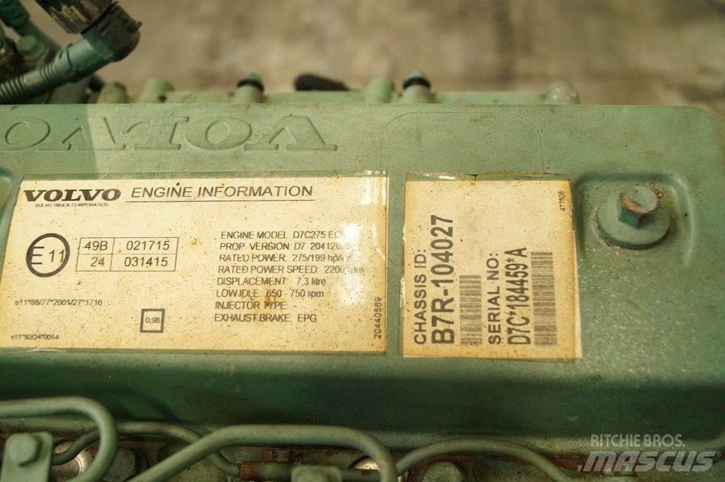 Volvo D7C USED Motorji