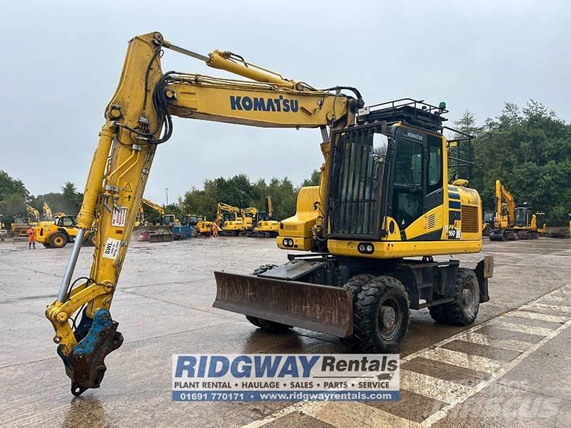 Komatsu PW 160 Bagri na kolesih