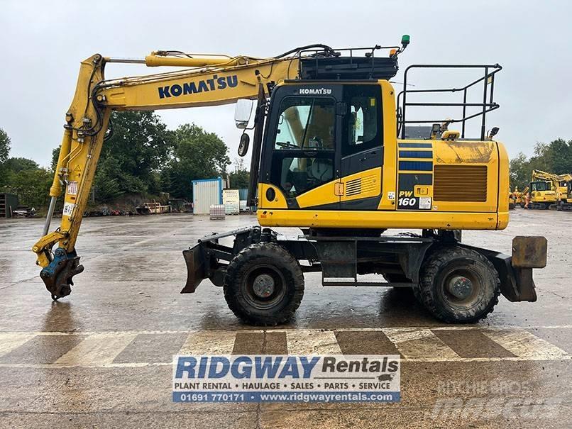 Komatsu PW 160 Bagri na kolesih
