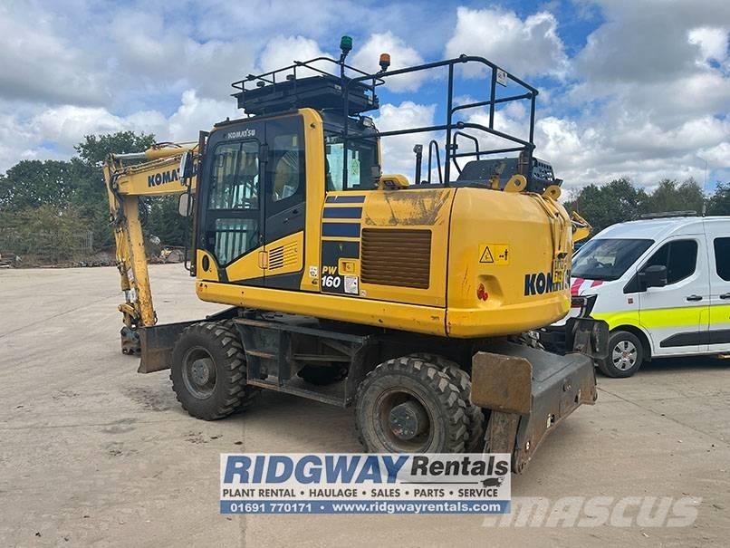 Komatsu PW 160 Bagri na kolesih