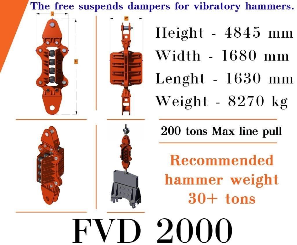  Finaros FVD 2000 Pilotna hidravlična kladiva