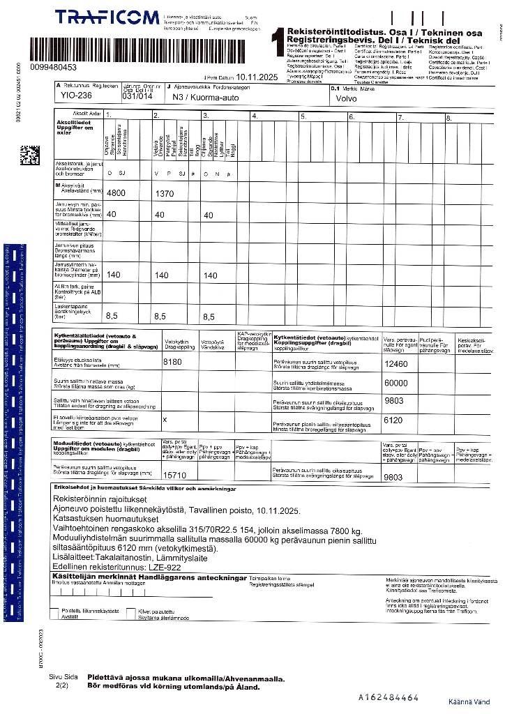 Volvo FH 13 Tovornjaki zabojniki