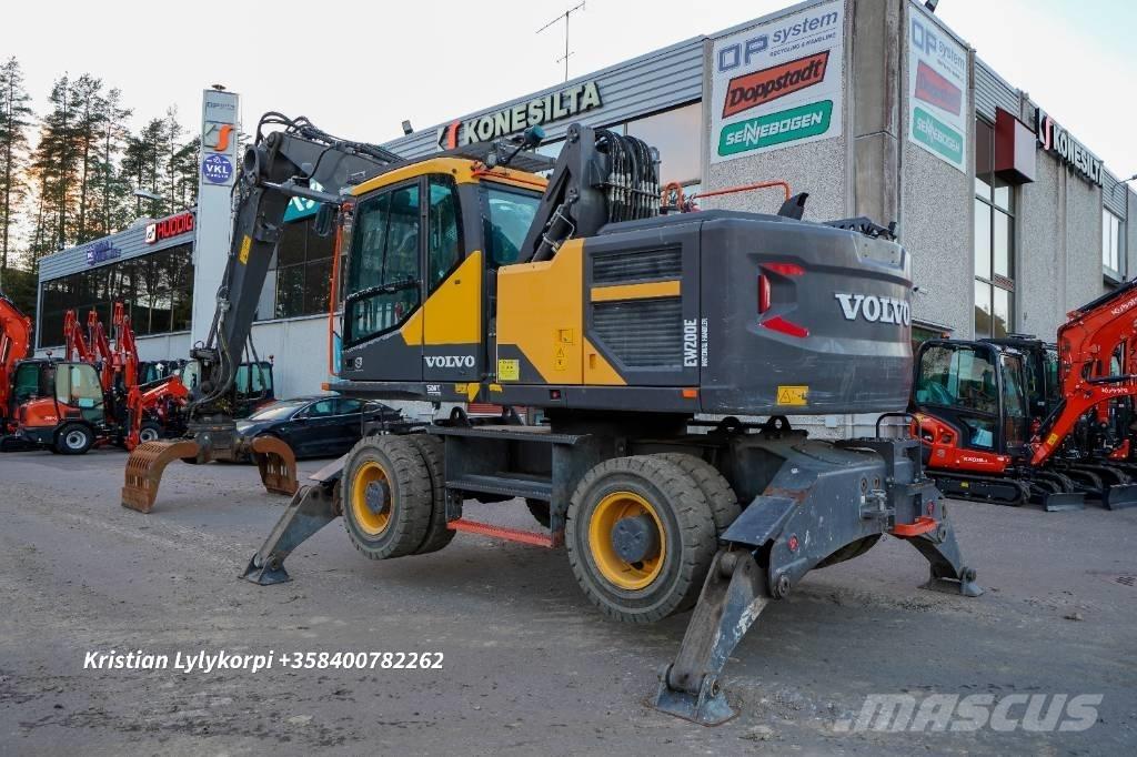 Volvo EW 200 E MH Bagri za prekladanje primarnih/sekundarnih surovin