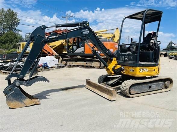 John Deere 27D Mini bagri <7t