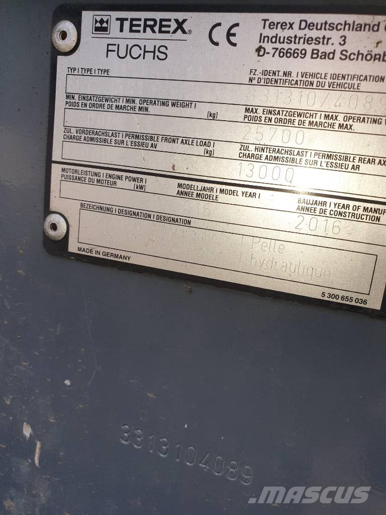 Fuchs MHL 331 Bagri za prekladanje primarnih/sekundarnih surovin