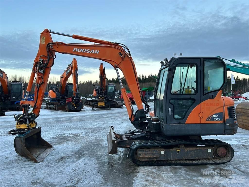 Doosan dx55 Mini bagri <7t