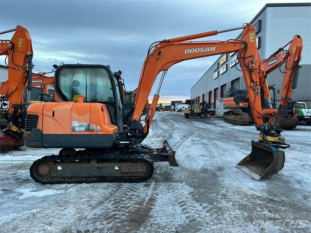 Doosan dx55 Mini bagri <7t