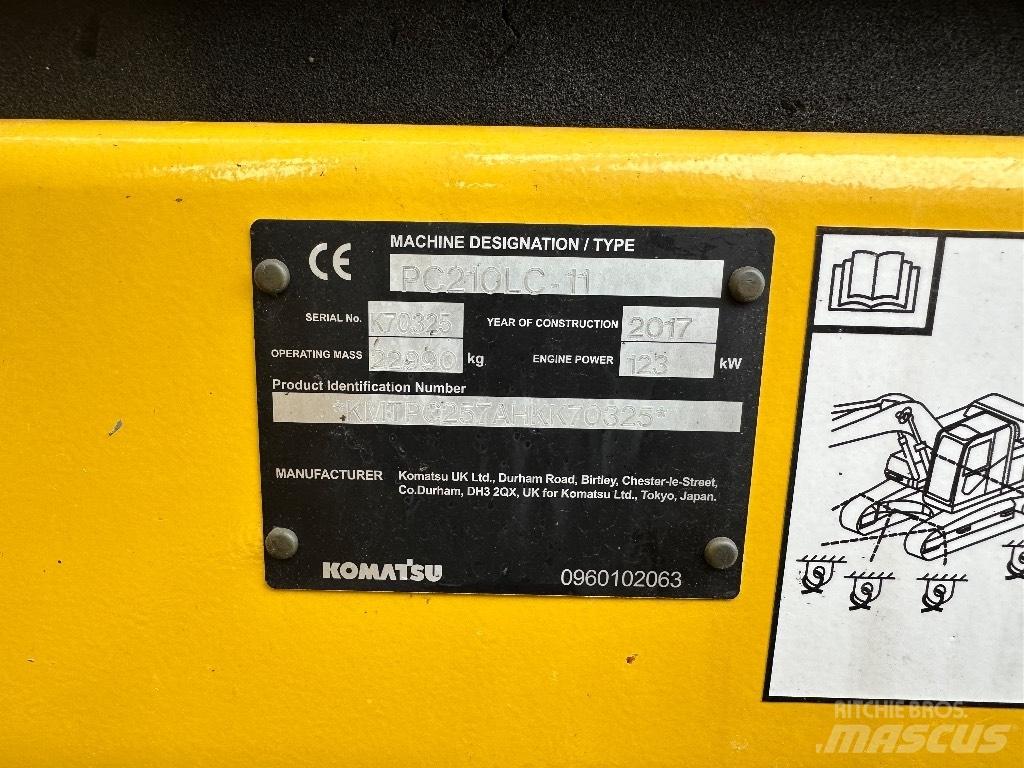 Komatsu PC 210 LC-11 Bagri goseničarji