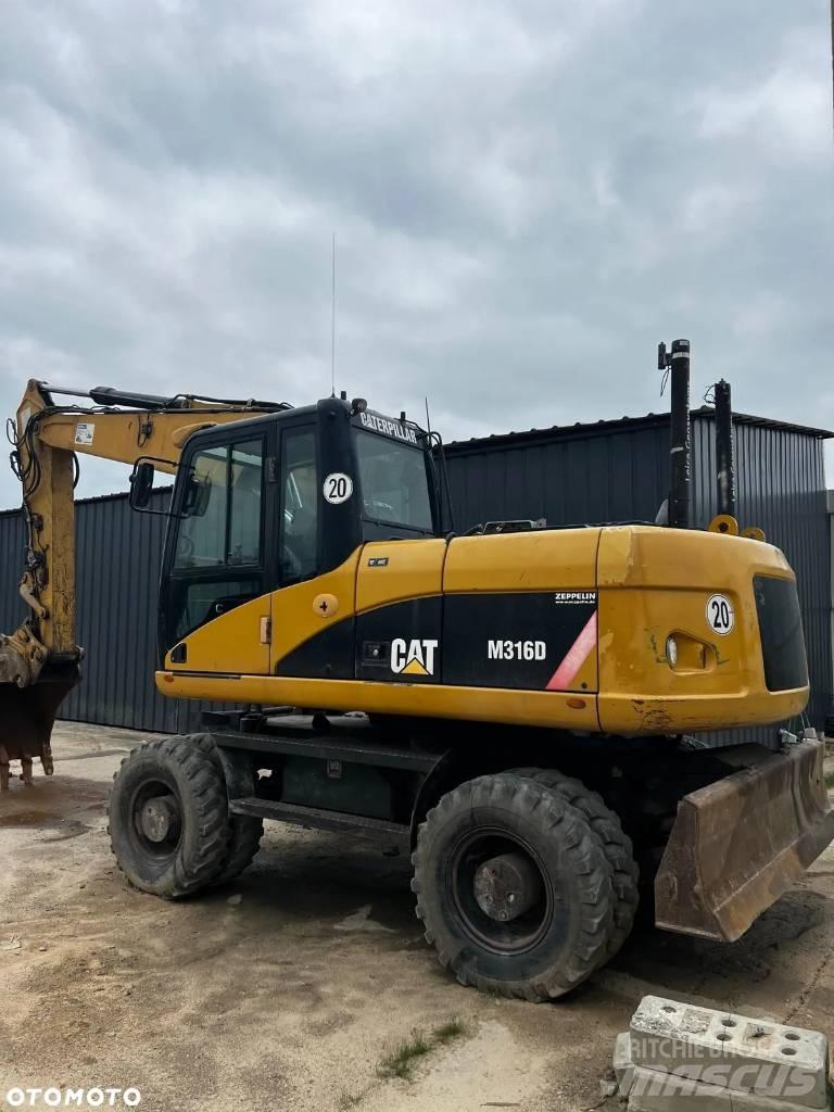 CAT M 316 D Bagri na kolesih
