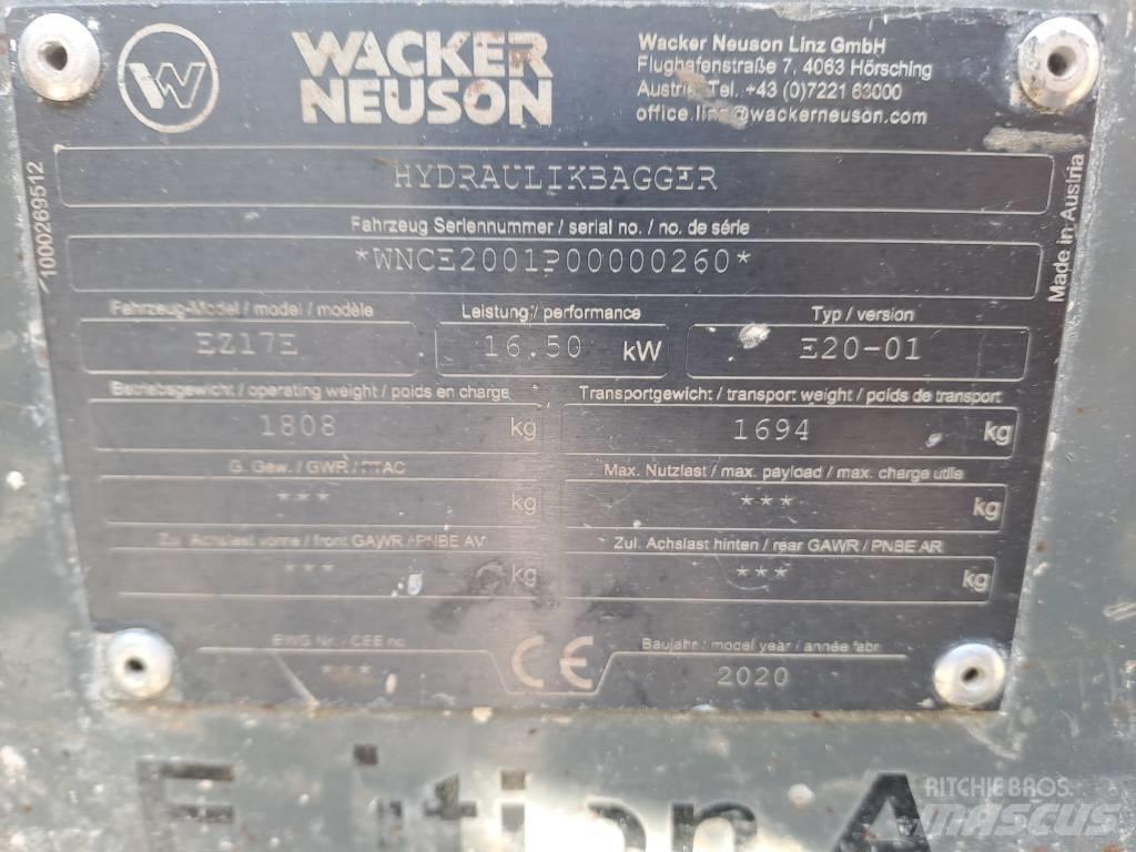 Wacker Neuson EZ17e Bagri goseničarji