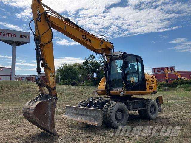 JCB JS 145 W Bagri na kolesih