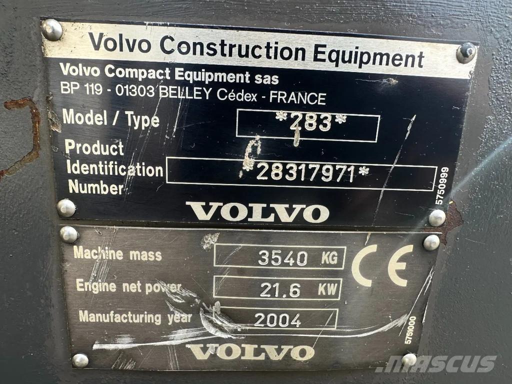 Volvo EC35 Mini bagri <7t