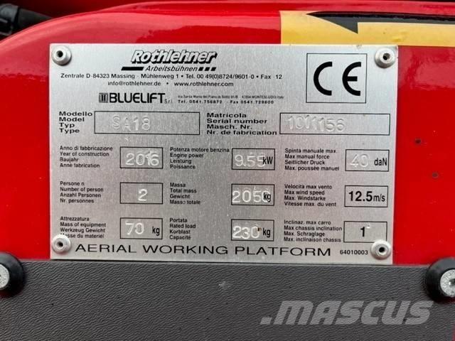 Bluelift SA 18 Zglobne samohodne dvižne ploščadi