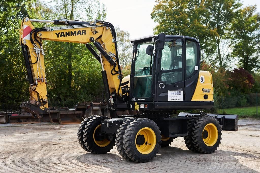 Yanmar B 75 W Bagri na kolesih