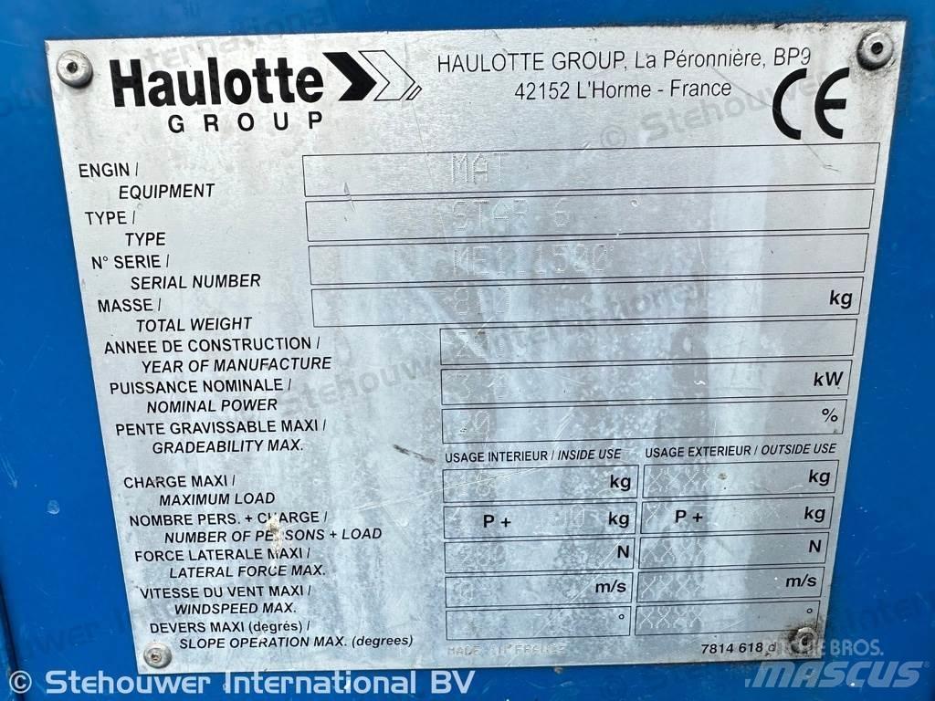 Haulotte Star 6 Druga dvigala in dvižne ploščadi
