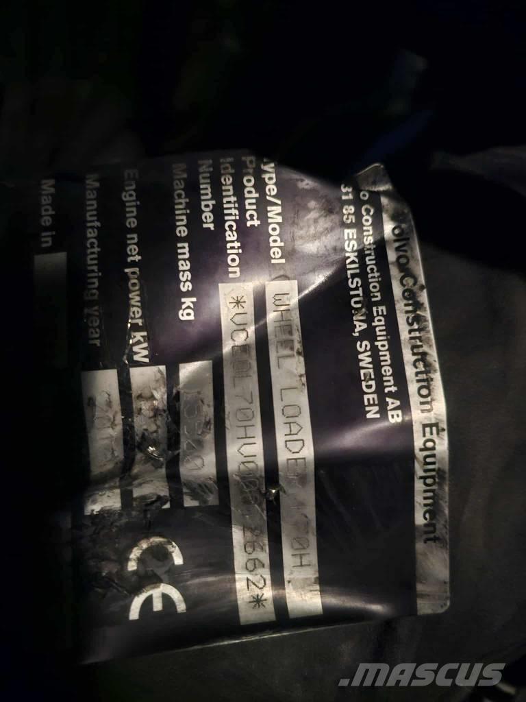 Volvo L 70 H deler Kolesni nakladalci