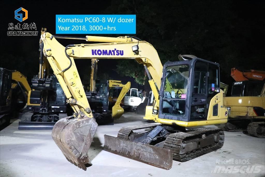 Komatsu PC 60-8 Mini bagri <7t