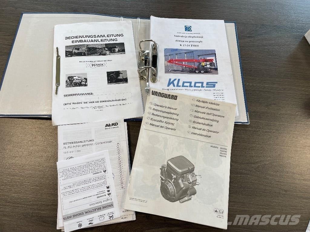 Klaas K 17-24 TSHR Rabljeni žerjavi za vsak teren