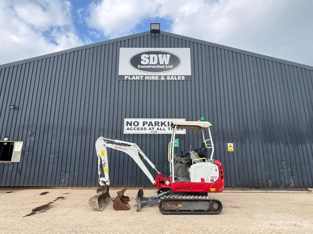Takeuchi TB 216 Mini bagri <7t