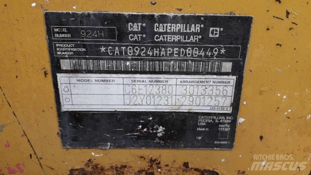 CAT 924 H Kolesni nakladalci