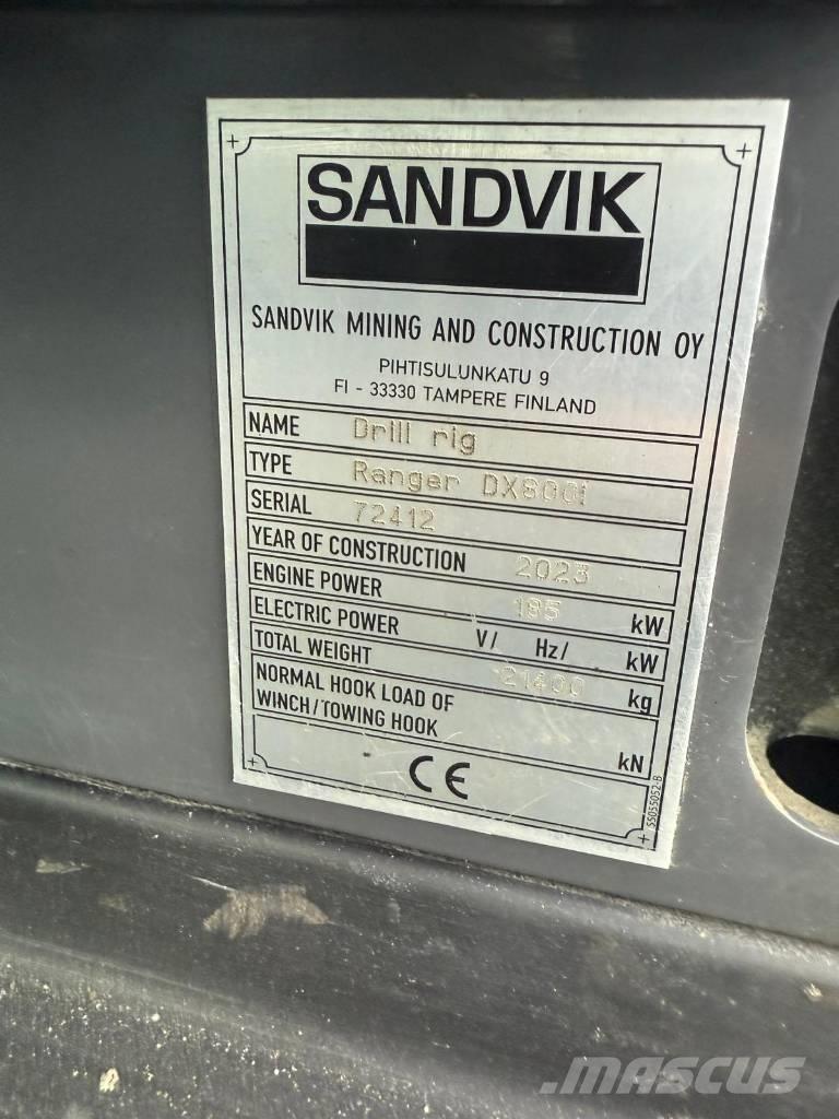 Sandvik DX 800I Terenske vrtalne naprave