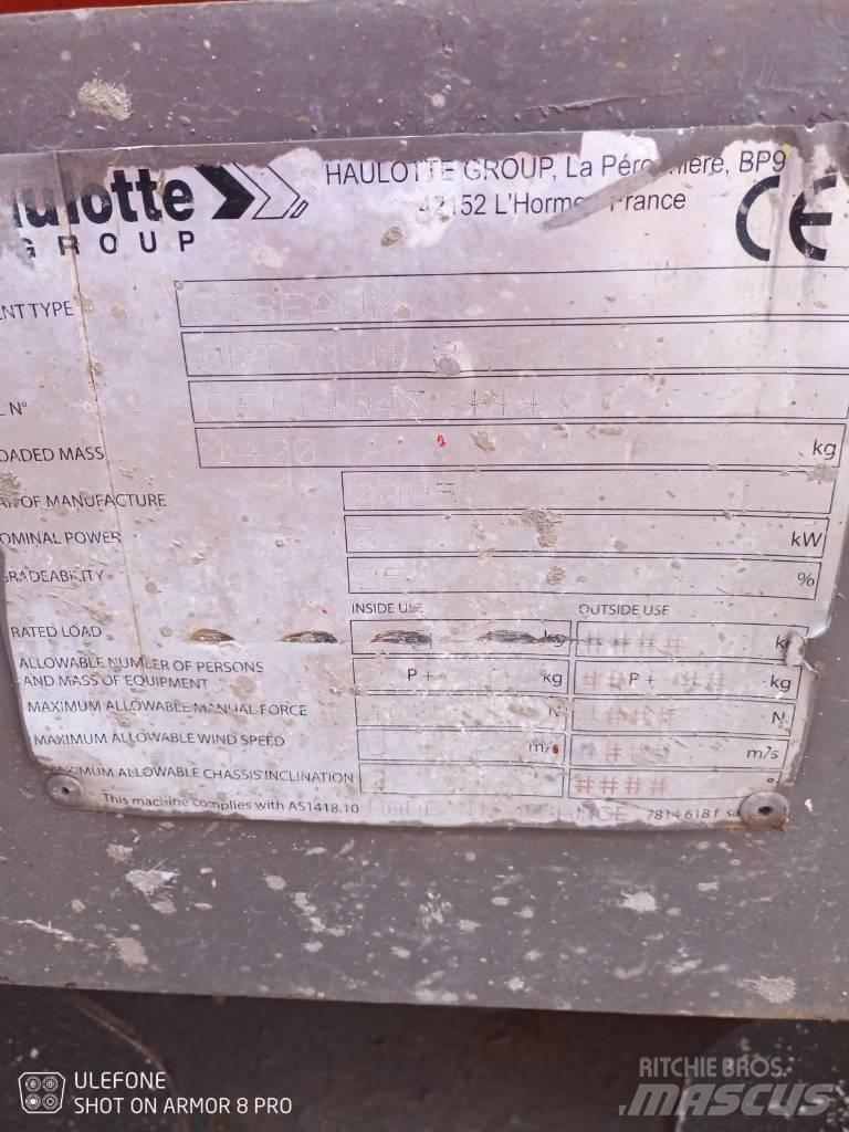 Haulotte Optimum  8 Škarjaste dvižne ploščadi
