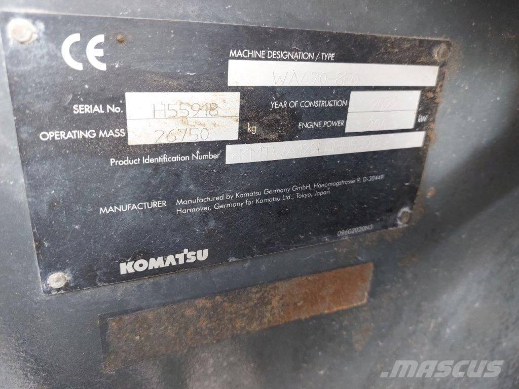 Komatsu WA470-8 Kolesni nakladalci