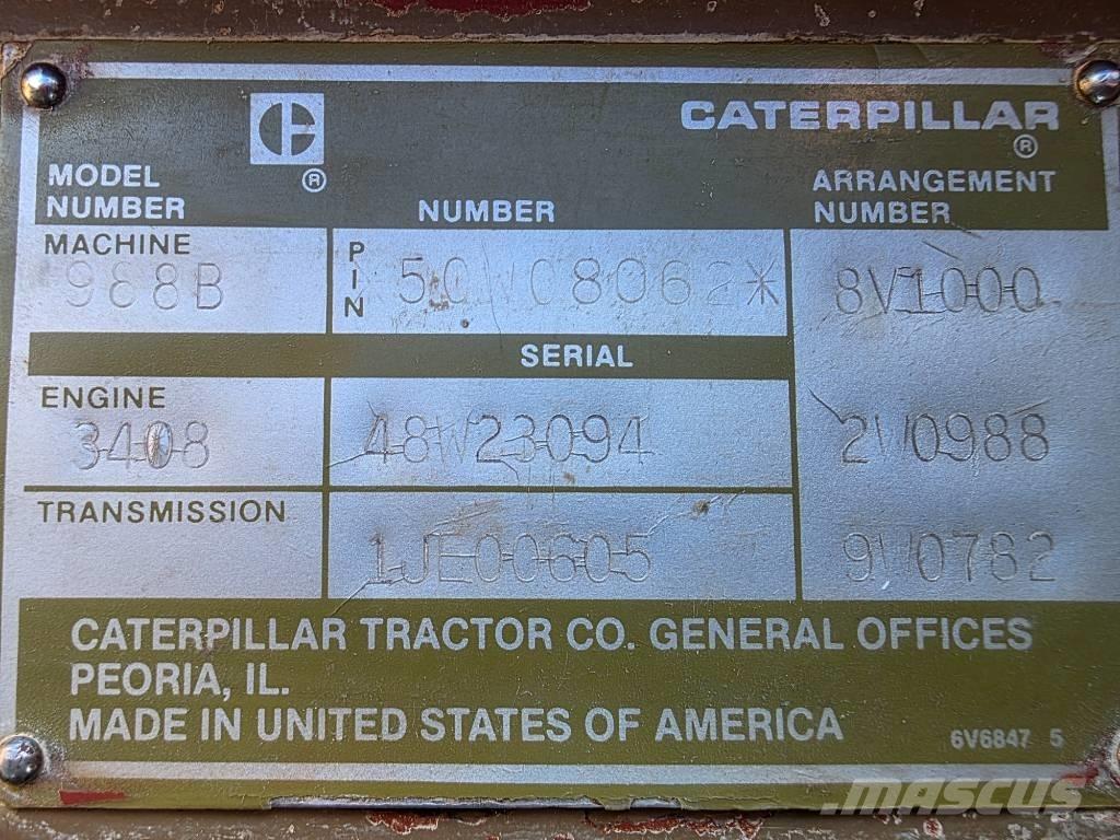 CAT 988 B Kolesni nakladalci