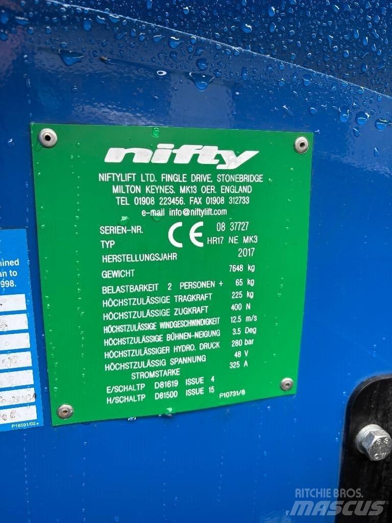 Niftylift HR 17 Zglobne dvižne ploščadi