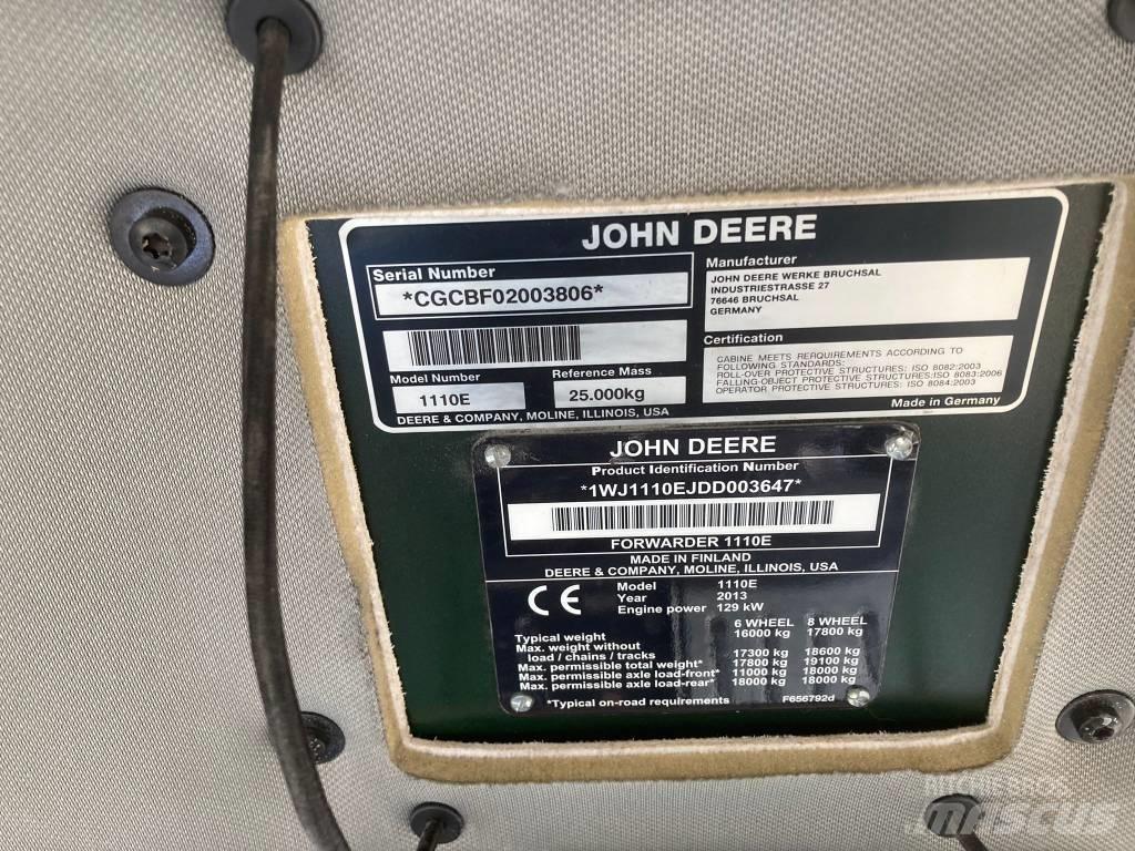 John Deere 1110E Forwarderji