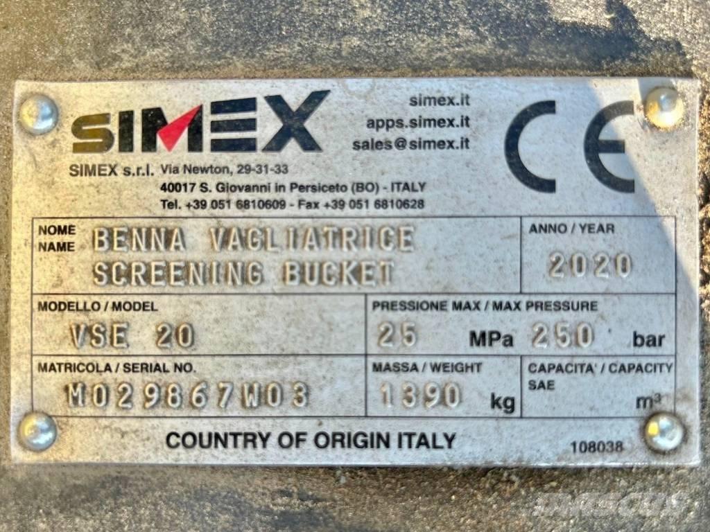Simex VSE20 Presejalne žlice
