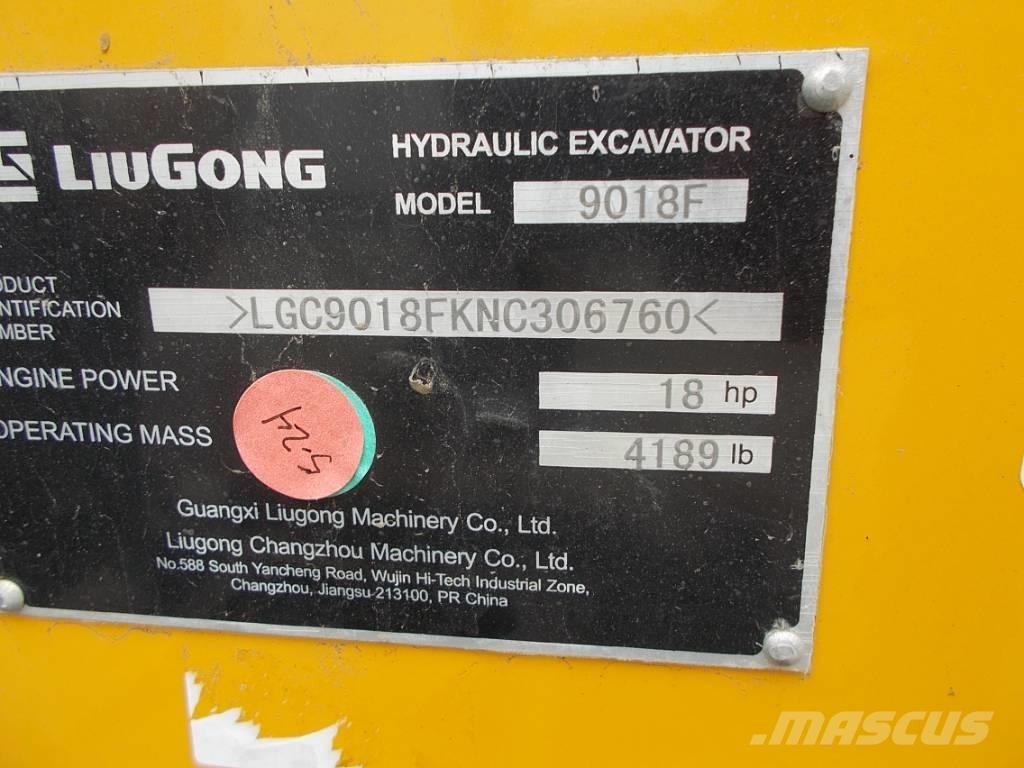 LiuGong 9018 F Mini bagri <7t