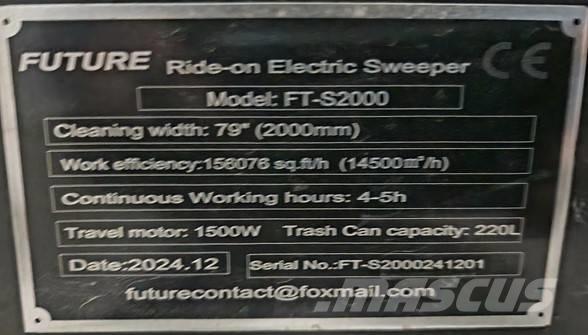  Future FT-S2000 Stroji za ribanje in pomivanj tal